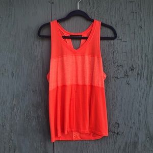 Orange Lululemon workout tank (size 8)